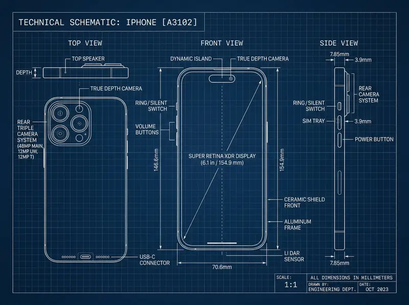 Preview of Technical Blueprint Drawing Prompt