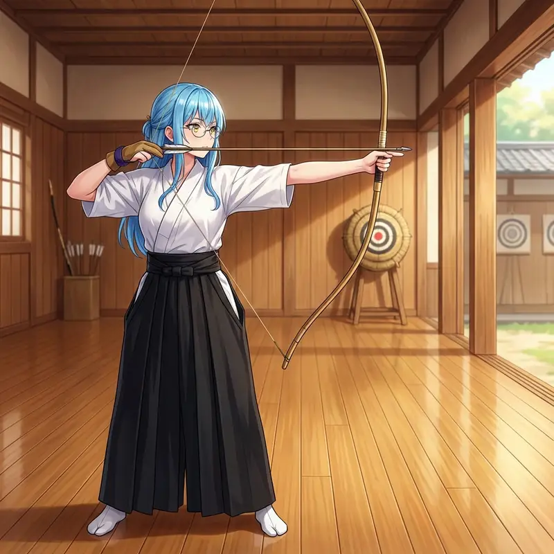 Preview of Transforming into a Kyudo (Archery) Practitioner