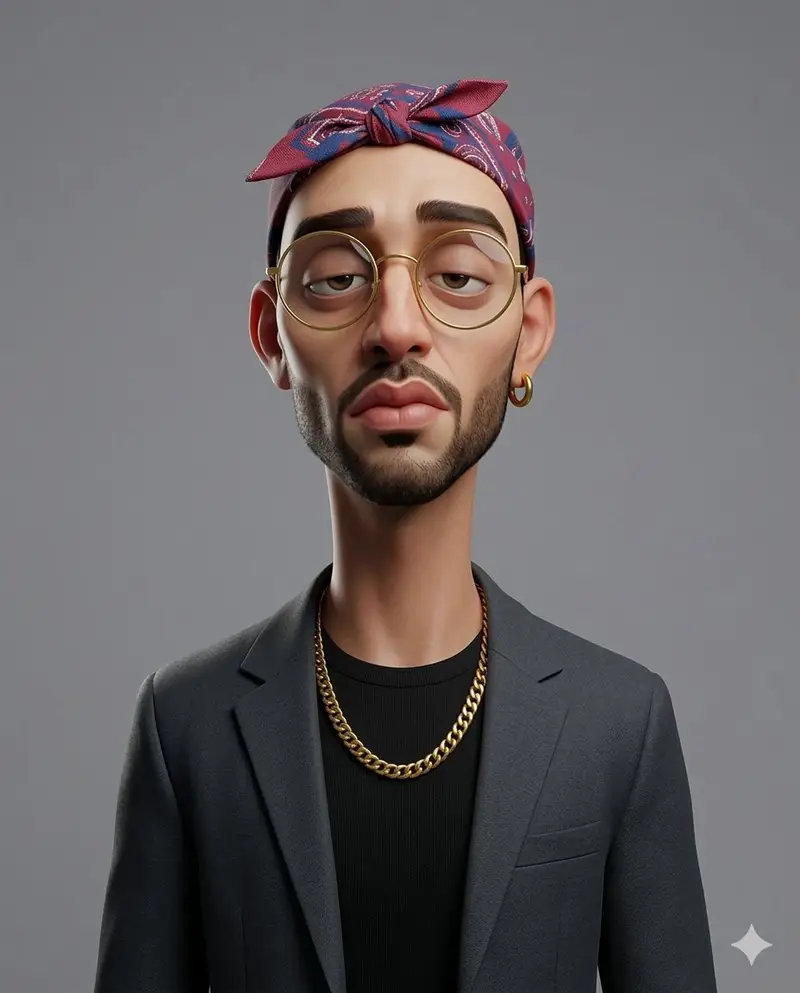 Preview of Exaggerated 3D Caricature Character Portrait