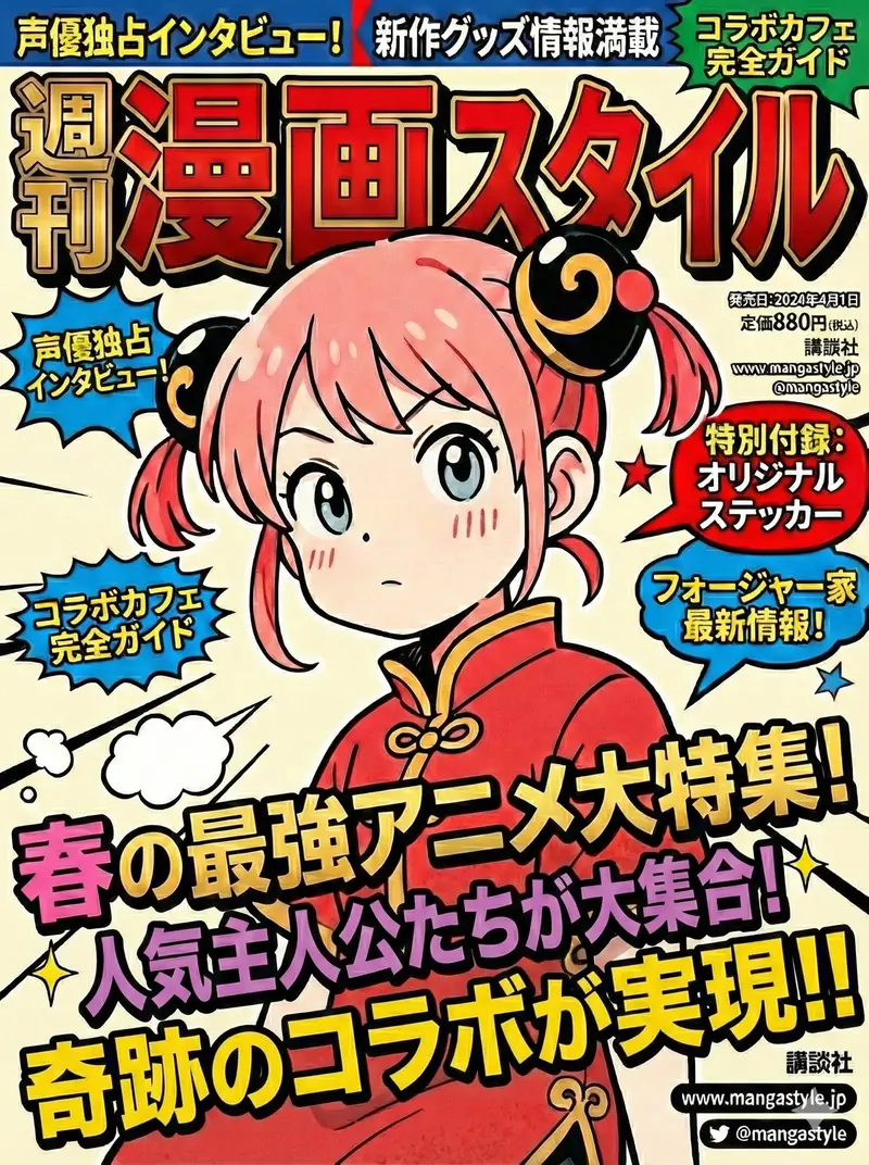 Preview of Magazine Cover Prompt using Nano Banana Extension