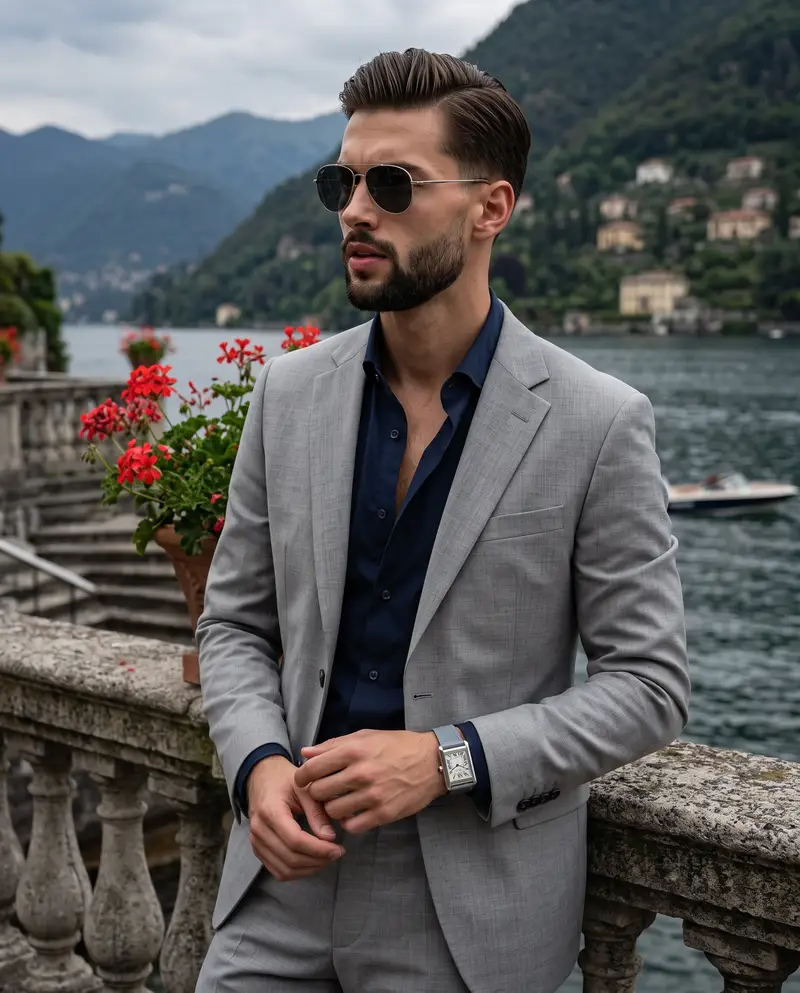 پیش‌نمایش Lakeside Terrace Luxury Portrait