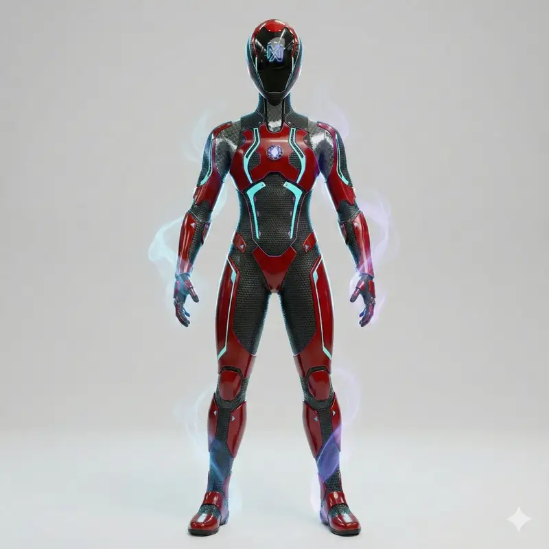Preview of 3D Cinematic Character Render with Adaptive Magic Aura