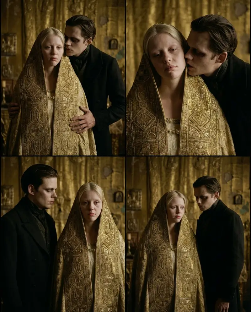 Preview of Nosferatu Cinematic 2x2 Grid Prompt