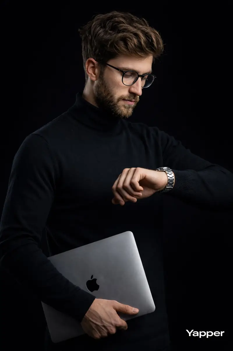 Preview of Cinematic Studio Portrait of Man with Watch