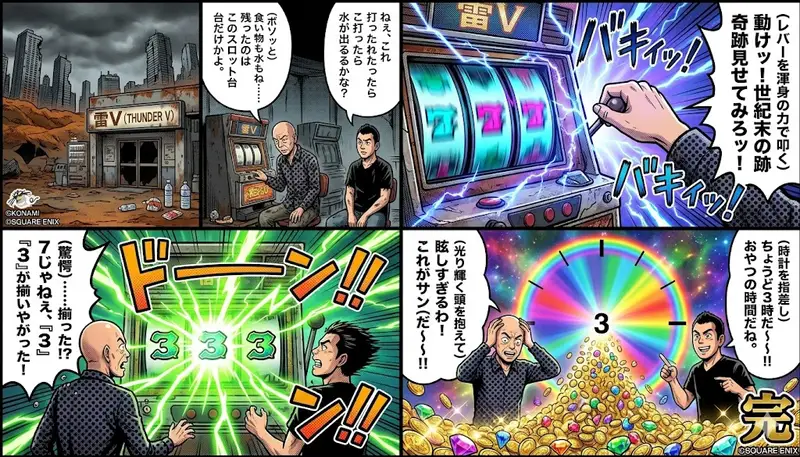 Preview of Four-Panel Manga: Viking Thunder V Century's End Version