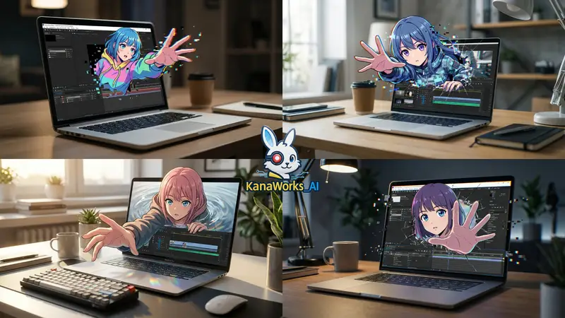 Preview of Nano Banana Pro prompt for Cross Dimensions style