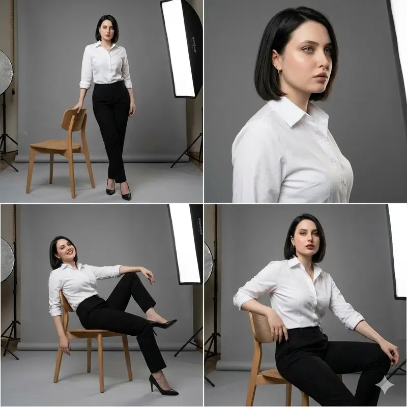 Preview of Professional Fashion Collage