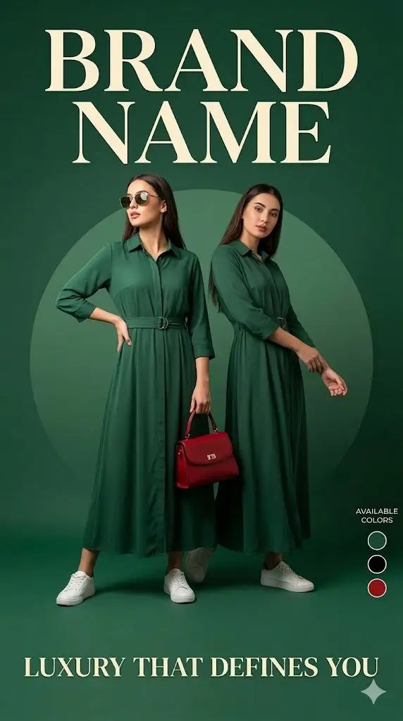 Preview of Luxury Fashion Advertisement Poster