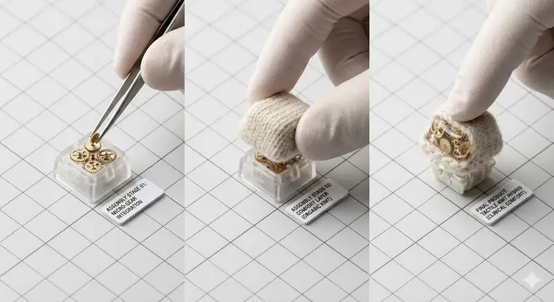 Preview of Mechanical Keyboard Keycap Product Photography Prompt