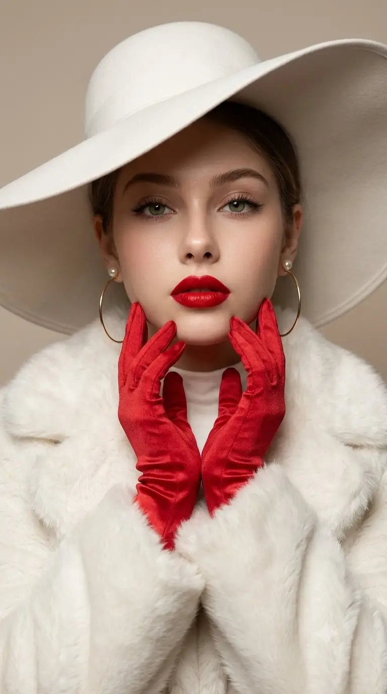 Preview of Vintage Old Hollywood Beauty Portrait