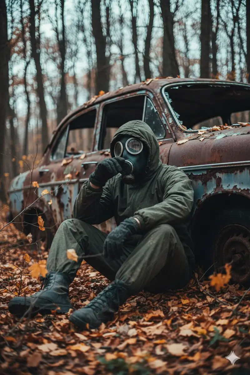 Preview of Cinematic Post-Apocalyptic Scene Generation Prompt