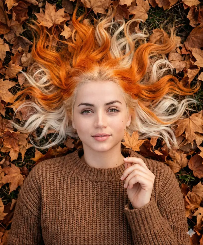 Preview of Dreamy Autumnal Portrait of a Young Woman