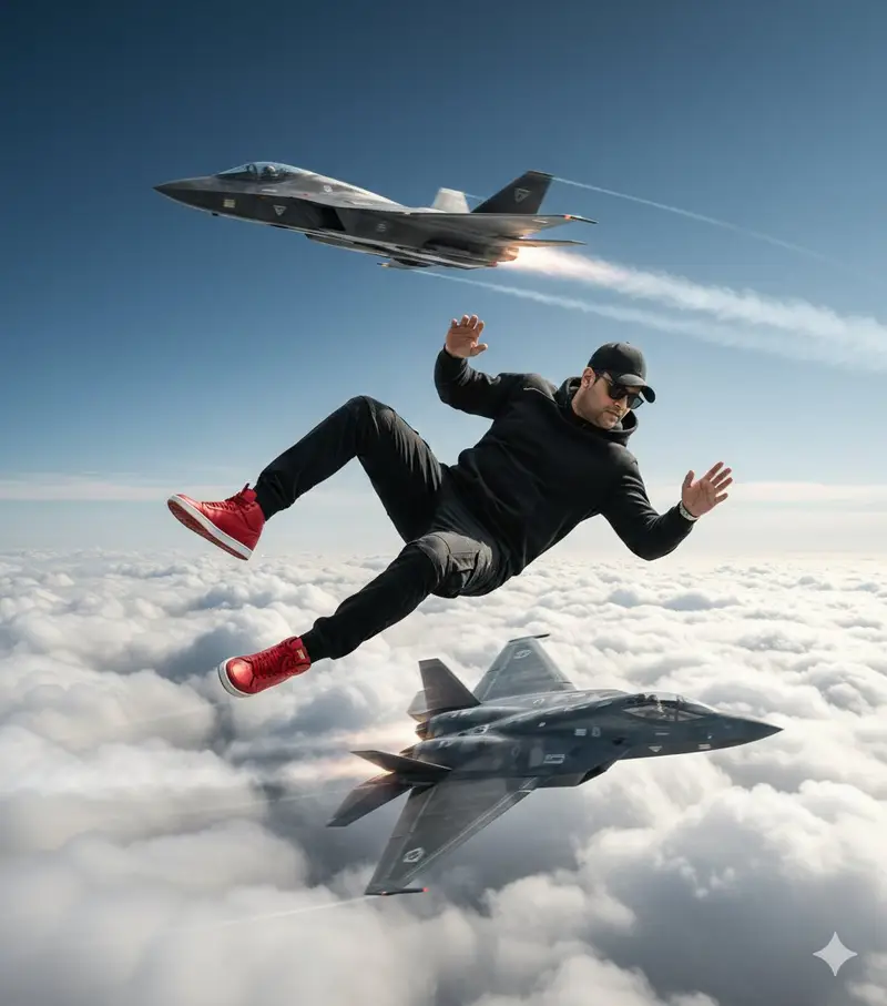 Preview of Ultra-Realistic Cinematic Scene of Floating in Mid-Air