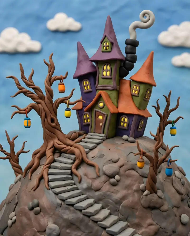 پیش‌نمایش Gothic Whimsical Haunted House