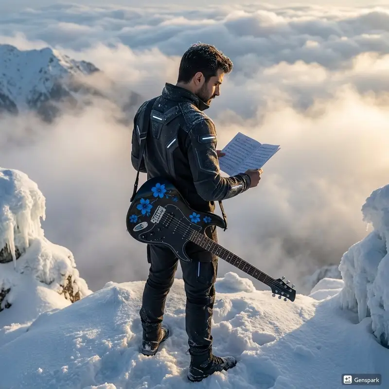 Preview of Future Fit Guitarist Above the Clouds