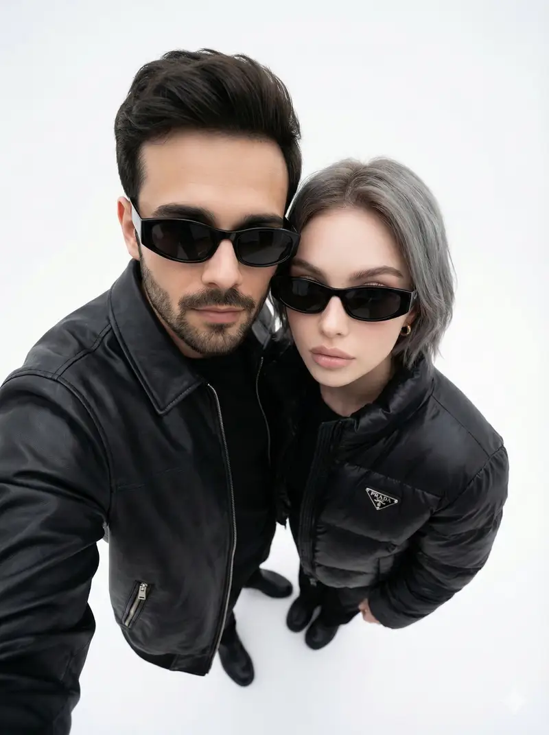 Preview of Minimalist Fashion Editorial Selfie Prompt