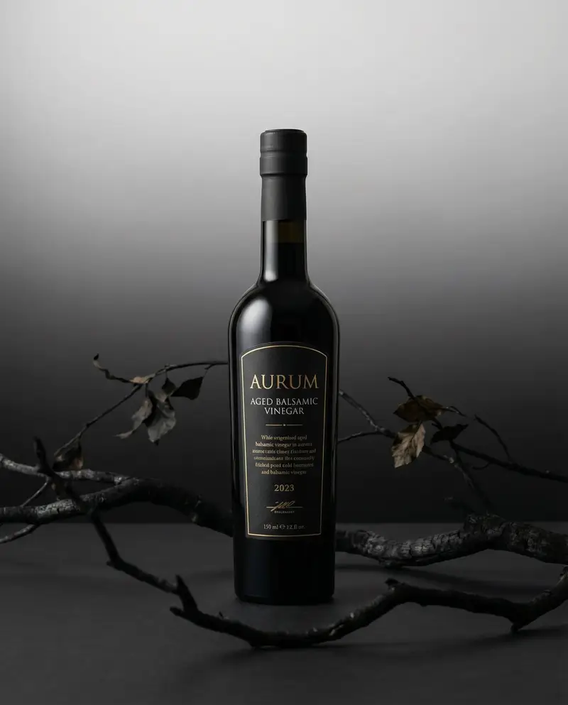 Preview of Product hero shot with charred black branches framing