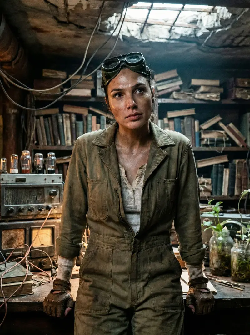 پیش‌نمایش Cinematic Post-Apocalyptic Bunker Portrait