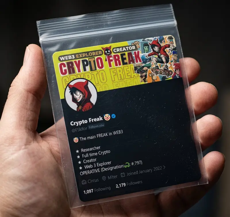 Preview of Collectible Card in Zip Bag Macro Photography Prompt