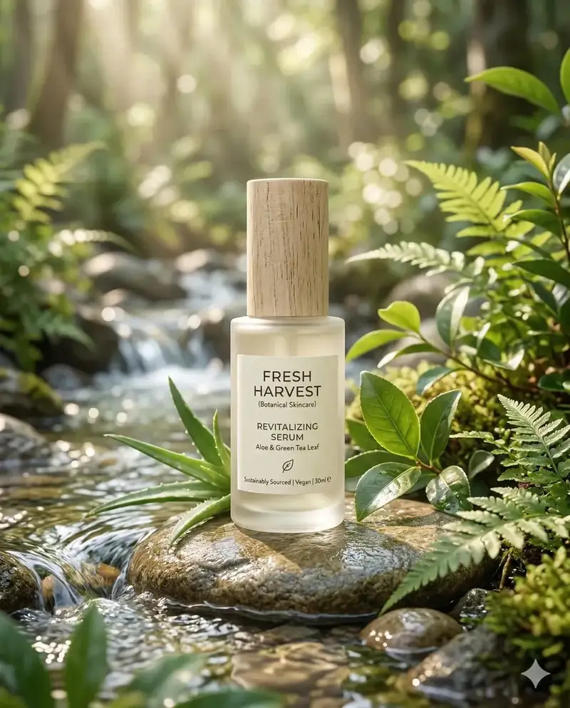 پیش‌نمایش Eco-Friendly Skincare Product Photography