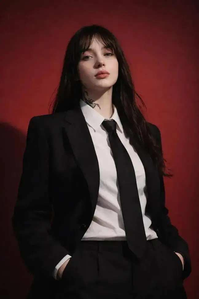 Preview of Studio Fashion Portrait with High Contrast