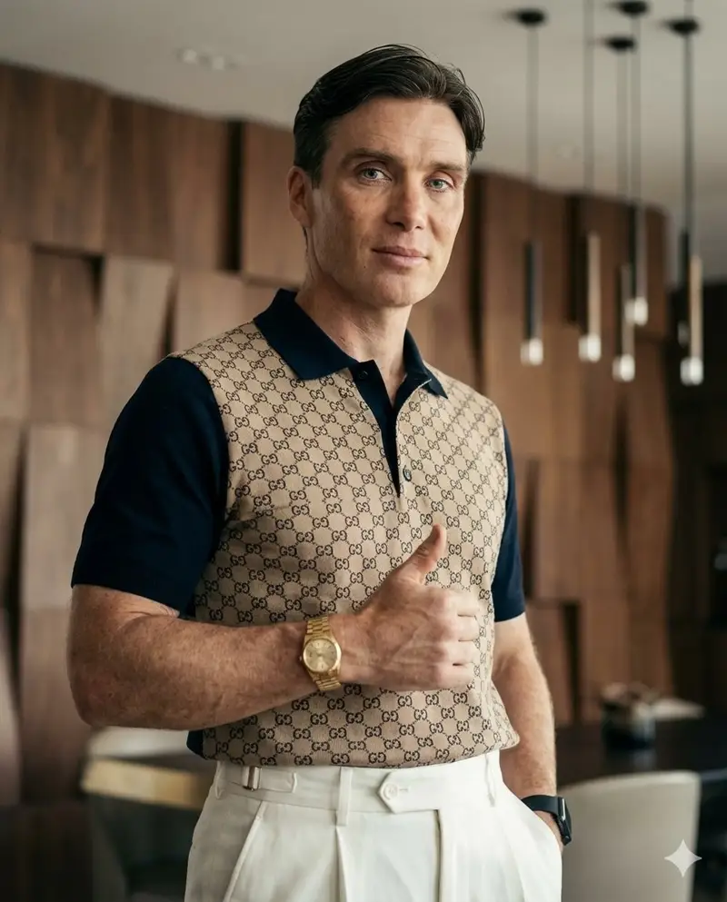 Preview of Cillian Murphy as Cristiano Ronaldo Editorial Portrait