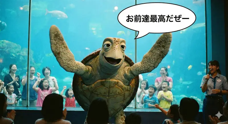Preview of Prompt for Turtle Talk Show Image