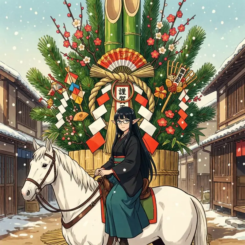 Preview of New Year's Postcard Prompt for Nano Banana Pro