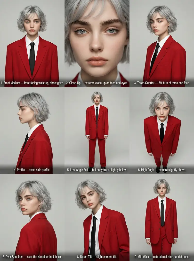 Preview of Editorial Angle Reference Sheet Grid