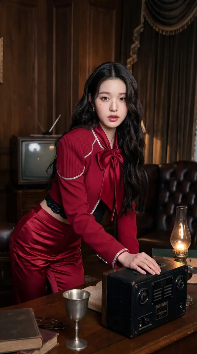 پیش‌نمایش IVE KPOP Idol Retro Cinematic Portraits