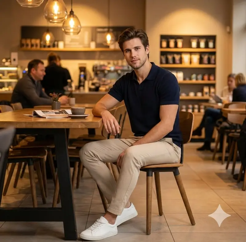 Preview of Photorealistic Café Lifestyle Shot Prompt