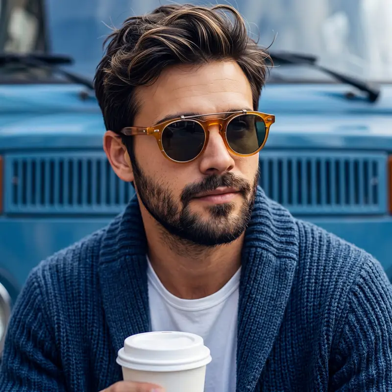 پیش‌نمایش پرتره مردانه شهری، خشن و شیک