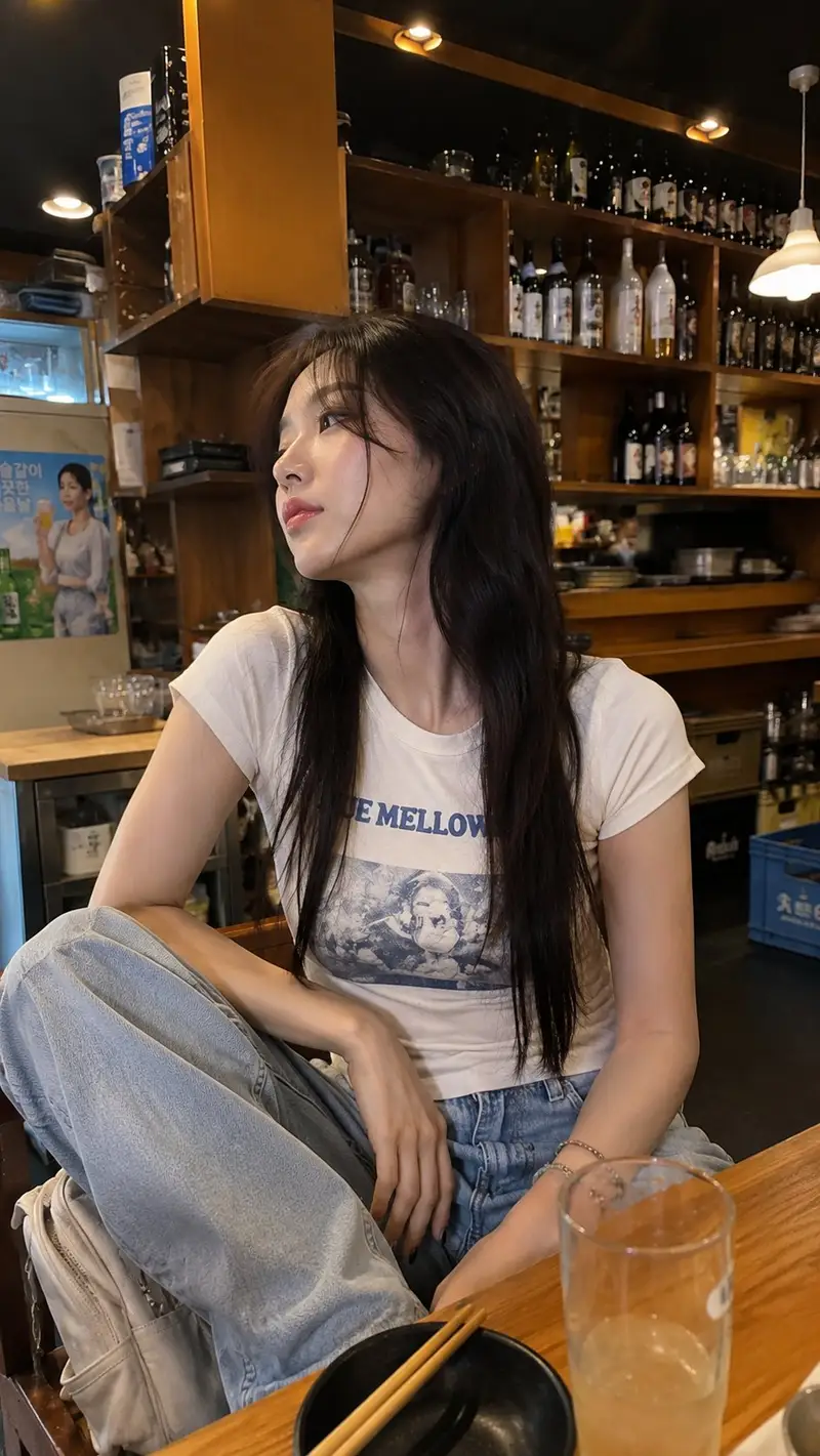 پیش‌نمایش Realistic Smartphone Cafe Portrait