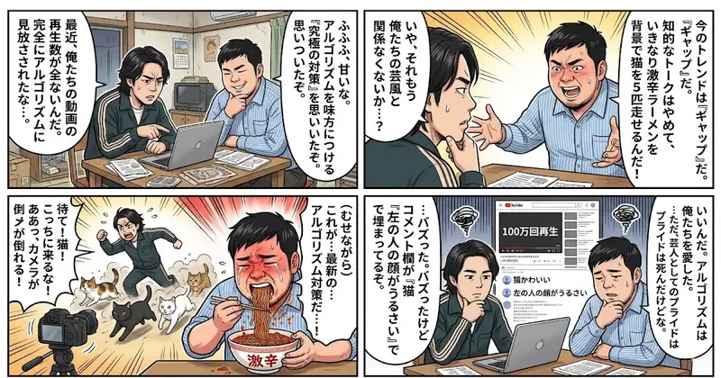 Preview of Nano Banana Pro 4-Panel Manga Prompt: The Formula for Buzz