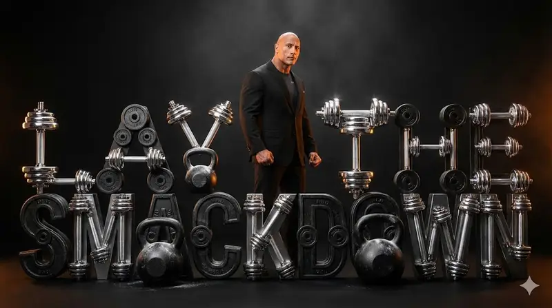 Preview of The Rock 'Lay the Smackdown' Cinematic Visual