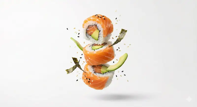 پیشنمایش Premium Floating Food Hero Shot Template