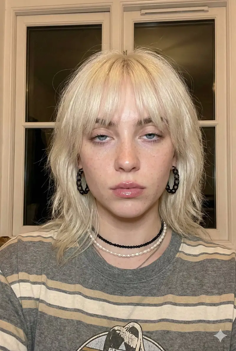 Preview of Photorealistic Billie Eilish Selfie (Blonde Era)