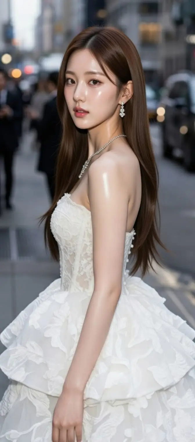 Preview of High-Fashion Candid Portrait of Zhao Lusi