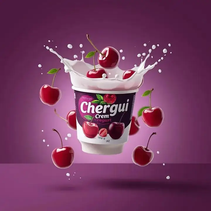 Preview of High-End Commercial Yogurt Product Photography