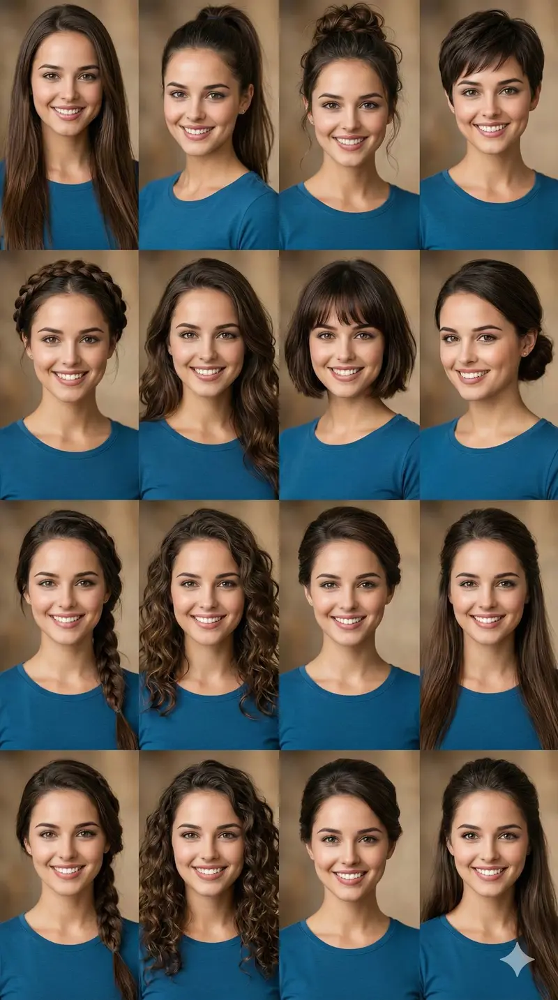 Preview of Hairstyle Photo Collage Prompt