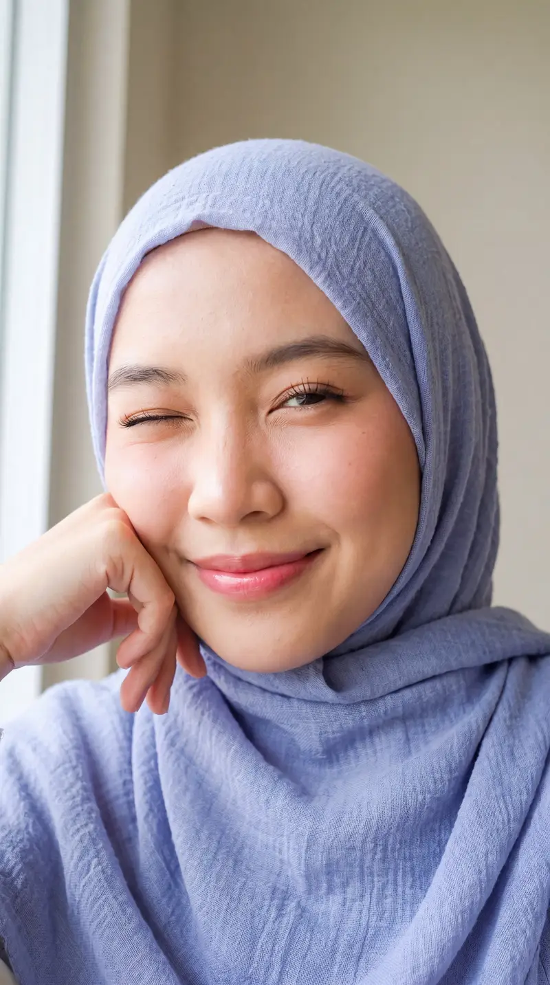 Preview of Playful Hijab Portrait