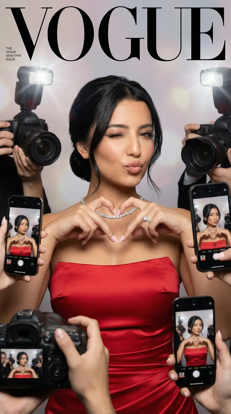 Preview of Vogue Cover Identity Preservation Prompt