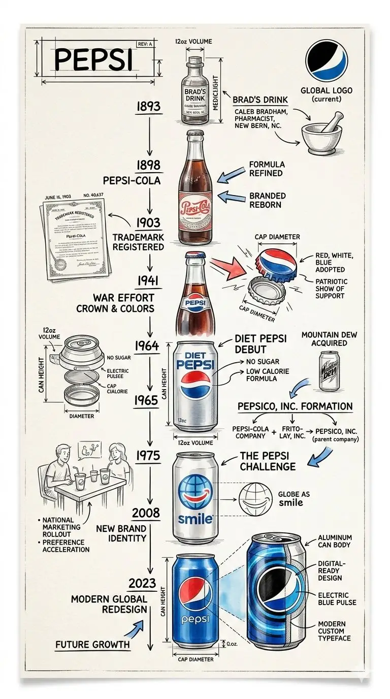 Preview of Vintage Blueprint Timeline Infographic Poster Prompt