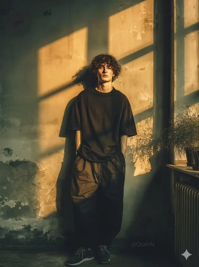 Preview of Dramatic Interior Fashion Portrait