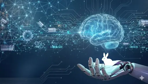Preview of Physical AI Art with Rabbit Logo