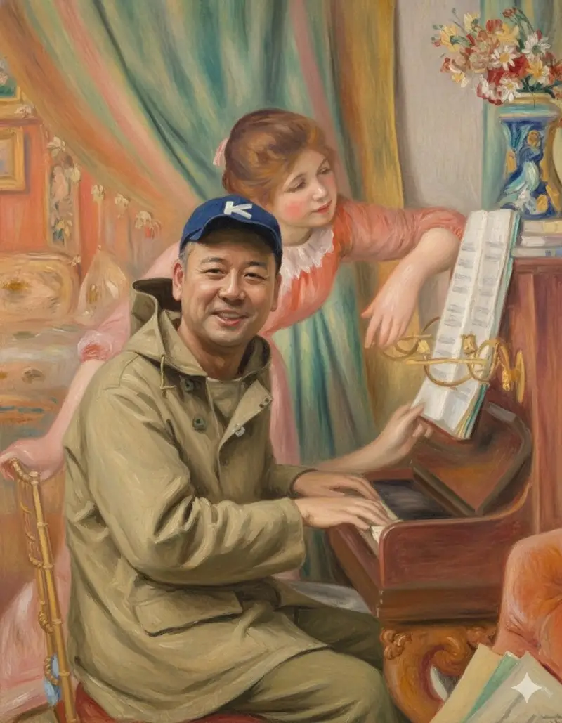 Preview of Style Transfer: Renoir's Piano Playing Girls
