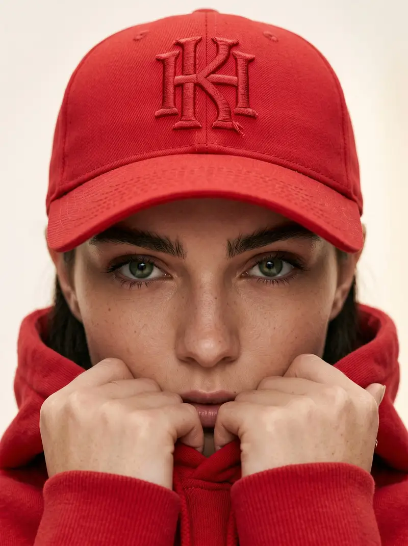 Preview of Tight Red Cap Fashion CloseUp