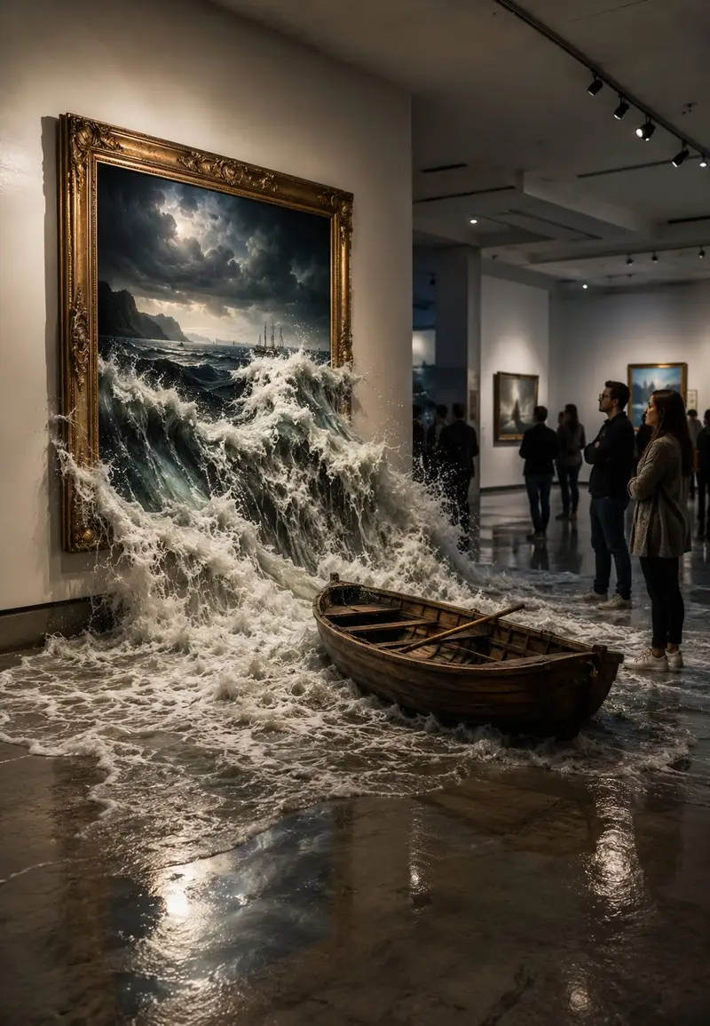 پیش‌نمایش سوررئالیسم گالری هنر آب‌گرفته