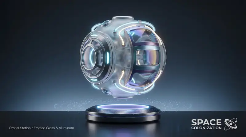 Preview of Futuristic Sci-Fi Still Life Photography Template