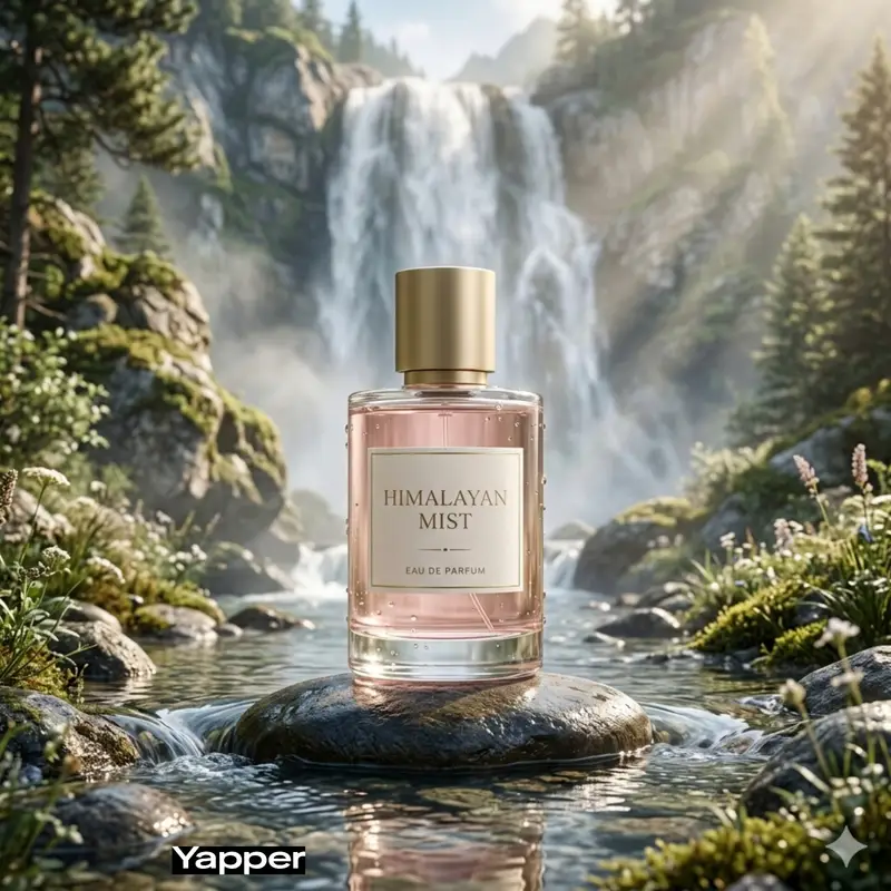پیش‌نمایش Dreamy Luxury Perfume Photography in Nature Prompt